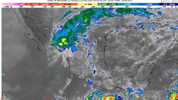 «Norma» ya impacta Sinaloa; lo hace en las costas de Altata como depresión tropical