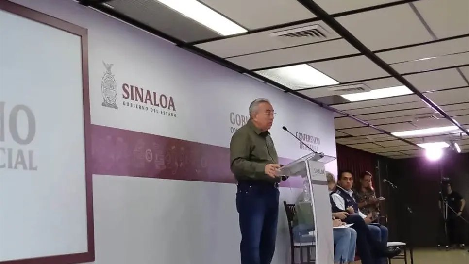 Rocha Moya lamentó las muertes por la tormenta tropical. FOTO: Luz Noticias