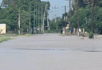 Emergencia en Navolato; comunidades siguen inundadas por efectos de «Norma»