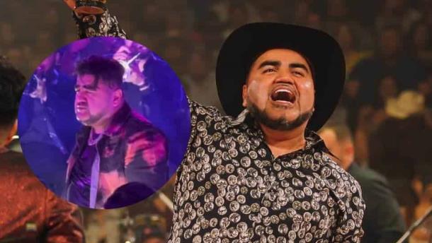 Captan a «El Mimoso» cayéndose de borracho en pleno show de Aguascalientes | VIDEO
