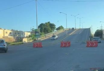 Cierran el carril al sur de la avenida Cristóbal Colón en Mazatlán