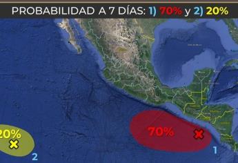 Pronóstico del clima: ¿se formarán dos nuevos ciclones?