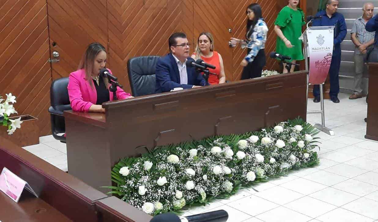 El alcalde de Mazatlán se mostró conforme con los resultados. FOTO: Cortesía