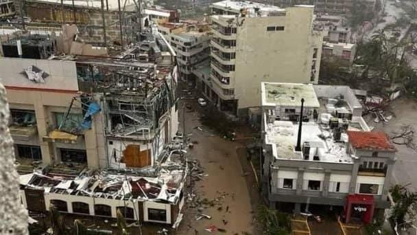 «Otis» destruye el 80 % de los hoteles en Acapulco