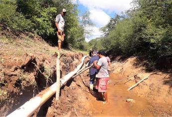 Después de cuatro días, se restablece servicio de agua potable en zona rural de Mazatlán