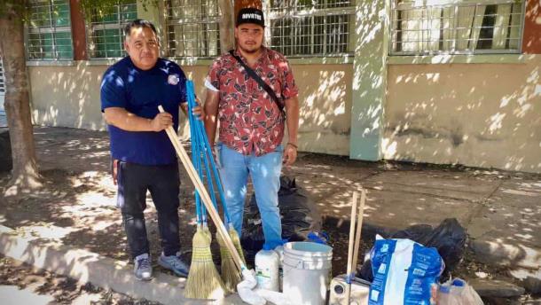 SEPyC entrega mil 200 kits de limpieza a escuelas afectadas por «Norma»