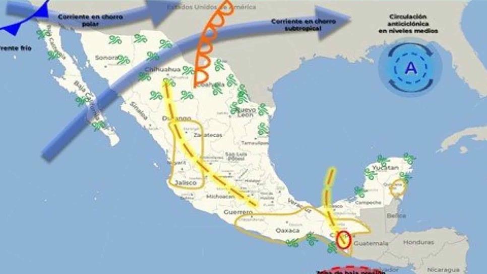 Se esperan lluvias fuertes durante la madrugada en estos estados