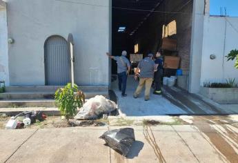 Se incendia carpintería en la colonia Rafael Buelna, Culiacán