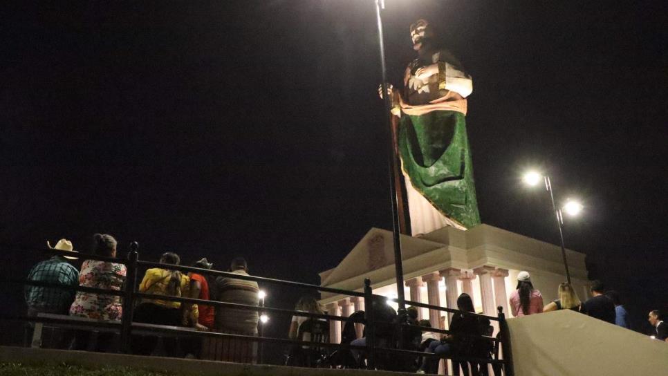 Celebran a San Judas Tadeo en la estatua gigante de Badiraguato, «El Santo de las causas imposibles»