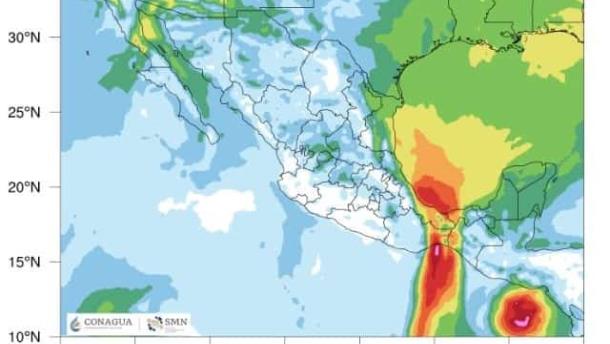 Frente frío número 8 originará lluvias muy fuertes en estos estados
