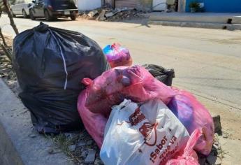 No aguantan el olor; vecinos del ejido Compuertas tienen más de 15 días sin recolección de basura