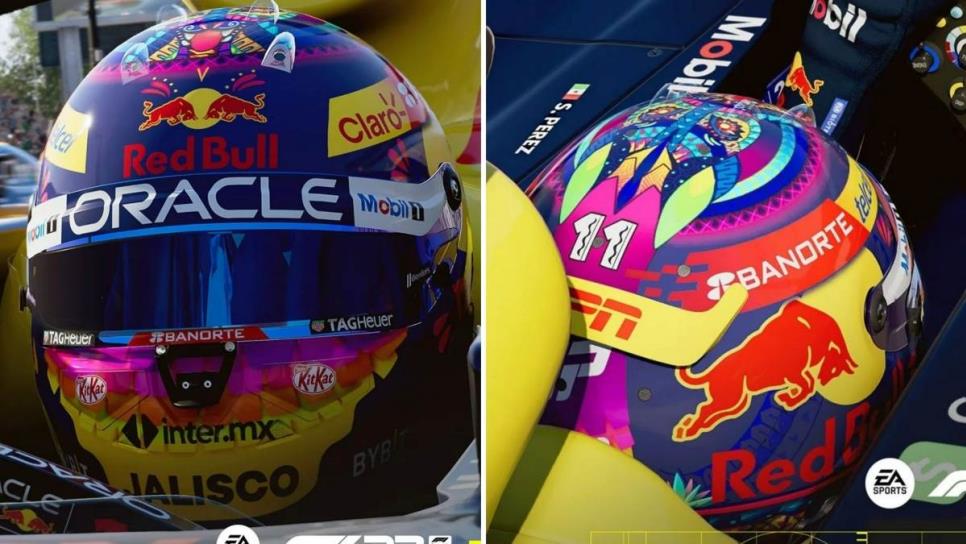 Casco de «Checo» Pérez es subastado en casi 2 millones pesos; el dinero será donado a Acapulco