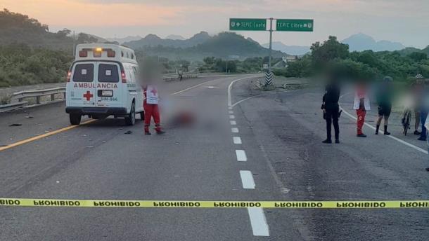 Muere atropellado reconocido ciclista de Escuinapa cuando rodaba con sus compañeros