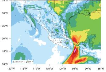 Frente frío número 8 mantendrá lluvias torrenciales en estos estados