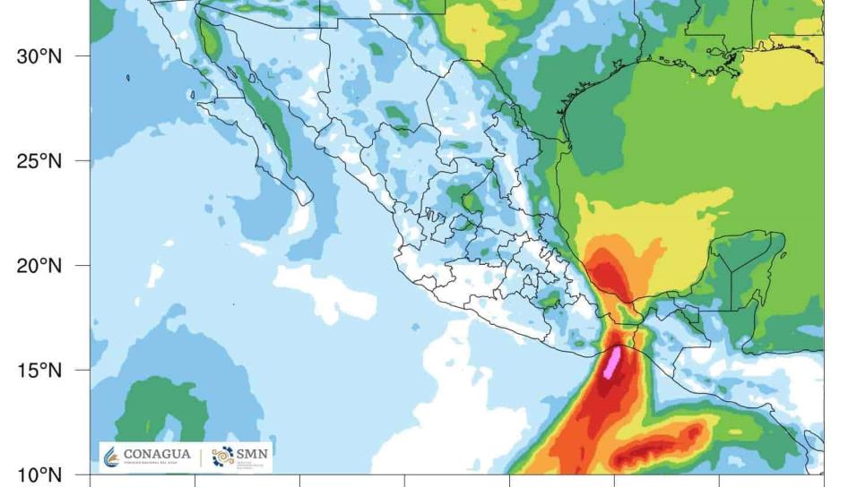 Frente frío número 8 mantendrá lluvias torrenciales en estos estados