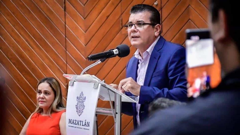 Alcalde de Mazatlán presentará su informe de gobierno el 17 de noviembre