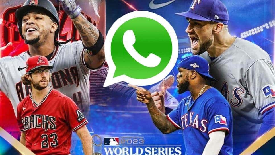 ¿Serie Mundial 2023 a través de WhatsApp? Te decimos cómo seguirla