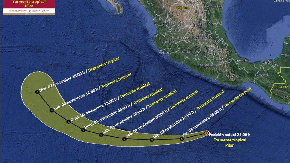 «Pilar» se sigue alejando de las costas