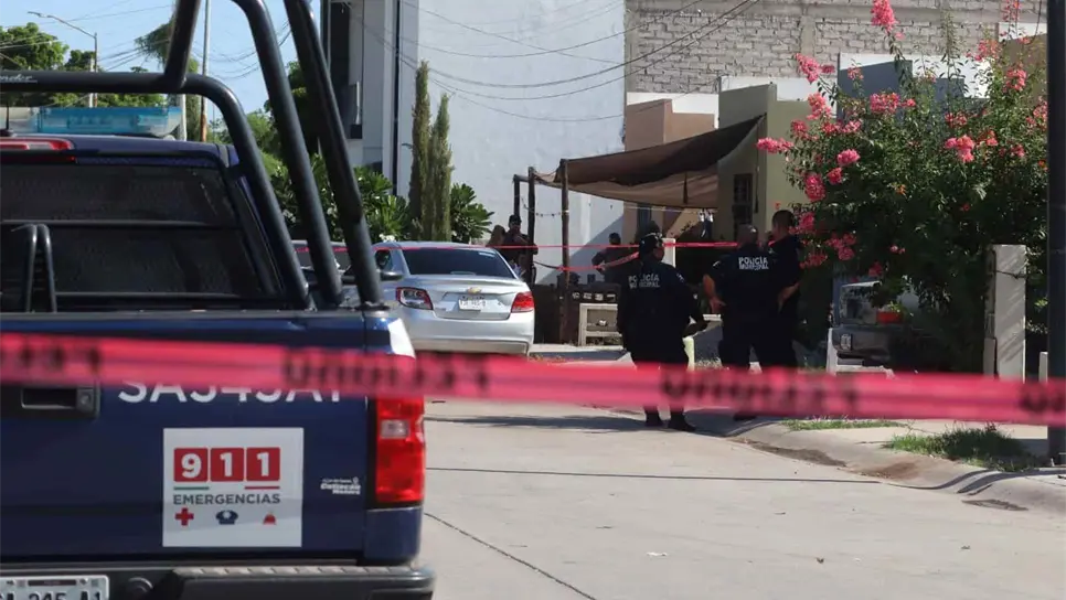 La casa donde fueron asesinadas las niñas.