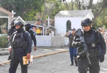 Tres personas son detenidas en Mazatlán durante el operativo de Día de Muertos