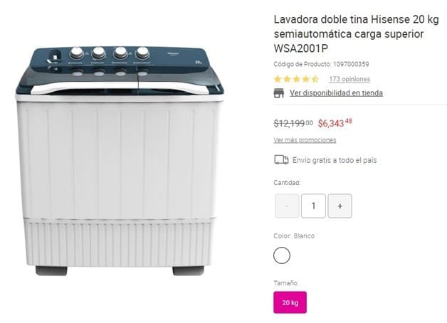 Liverpool oferta estas lavadoras con precios del Buen Fin