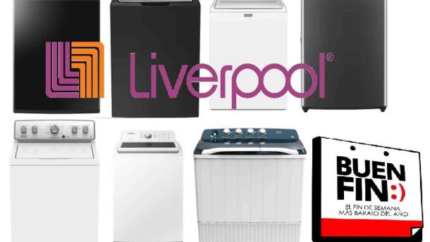 Liverpool oferta estas lavadoras con precios del Buen Fin