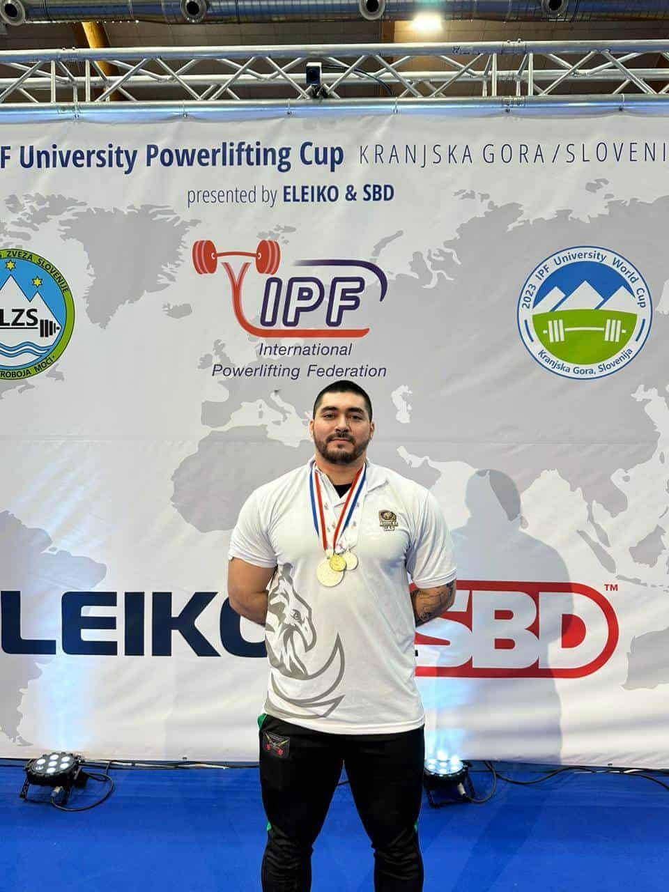 Sinaloense José Sánchez, es subcampeón mundial de powerlifting