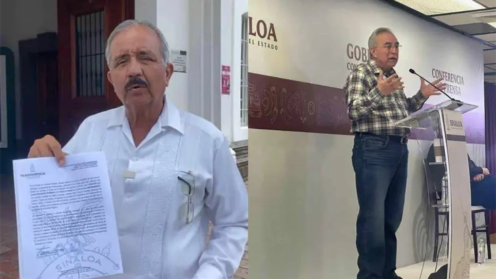 Estrada Ferreiro y Rubén Rocha Moya. FOTO: Luz Noticias
