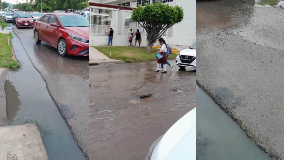 Coepriss alerta por fugas de aguas negras frente a negocios de comida en Mazatlán