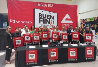 Con descuentos de hasta un 40 % se anuncia el Buen Fin del 17 al 20 de noviembre en Culiacán