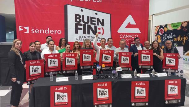 Con descuentos de hasta un 40 % se anuncia el Buen Fin del 17 al 20 de noviembre en Culiacán