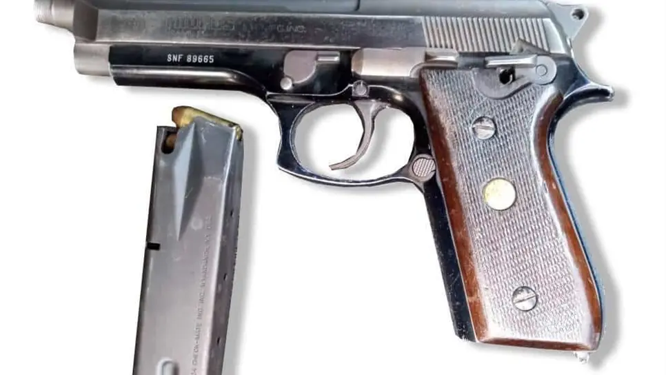 Detienen a un hombre por traer un arma fuego en Culiacán. | FOTO: Cortesía.