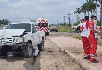 Amanecidos y tomando cerveza, dos mochitenses chocan a una mujer en la México 15, en Ruiz Cortines