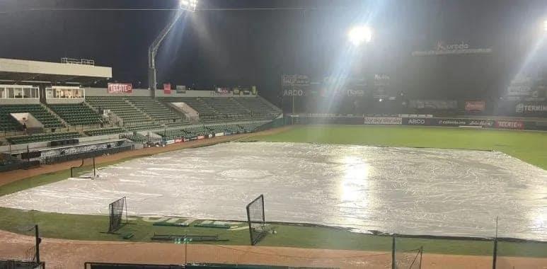 Por lluvia se suspende segundo juego entre Algodoneros y Naranjeros 
