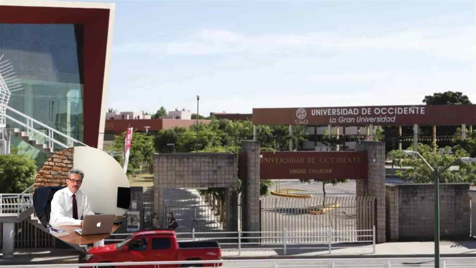 Ezequiel Avilés Ochoa se registra como candidato a Rector de la UAdeO. | FOTO: Cortesía.