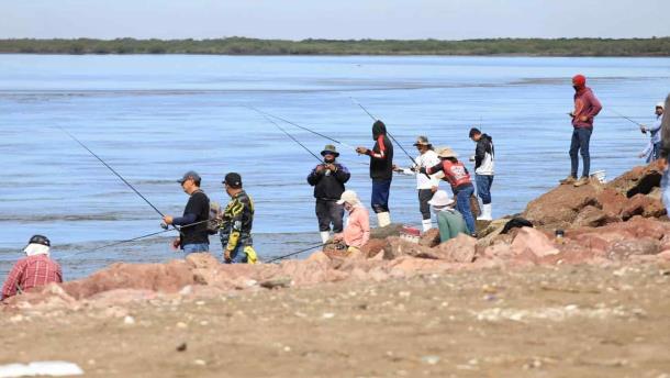 Realizan con éxito el Primer Torneo de Pesca de Orilla Las Glorias 2023