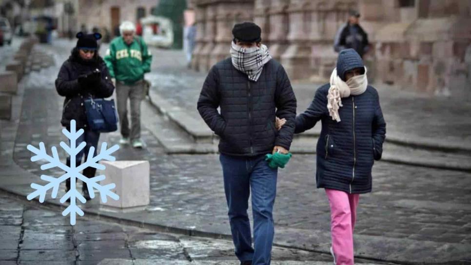 Masa de aire frío llega con hasta menos 5 grados en estos estados