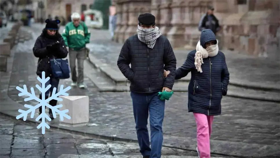 Masa de aire frío llega con hasta menos 5 grados en estos estados. | FOTO: Temática.