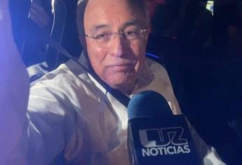 «AMLO es una voz autorizada»: Rocha Moya tras calificación positiva de su gobierno