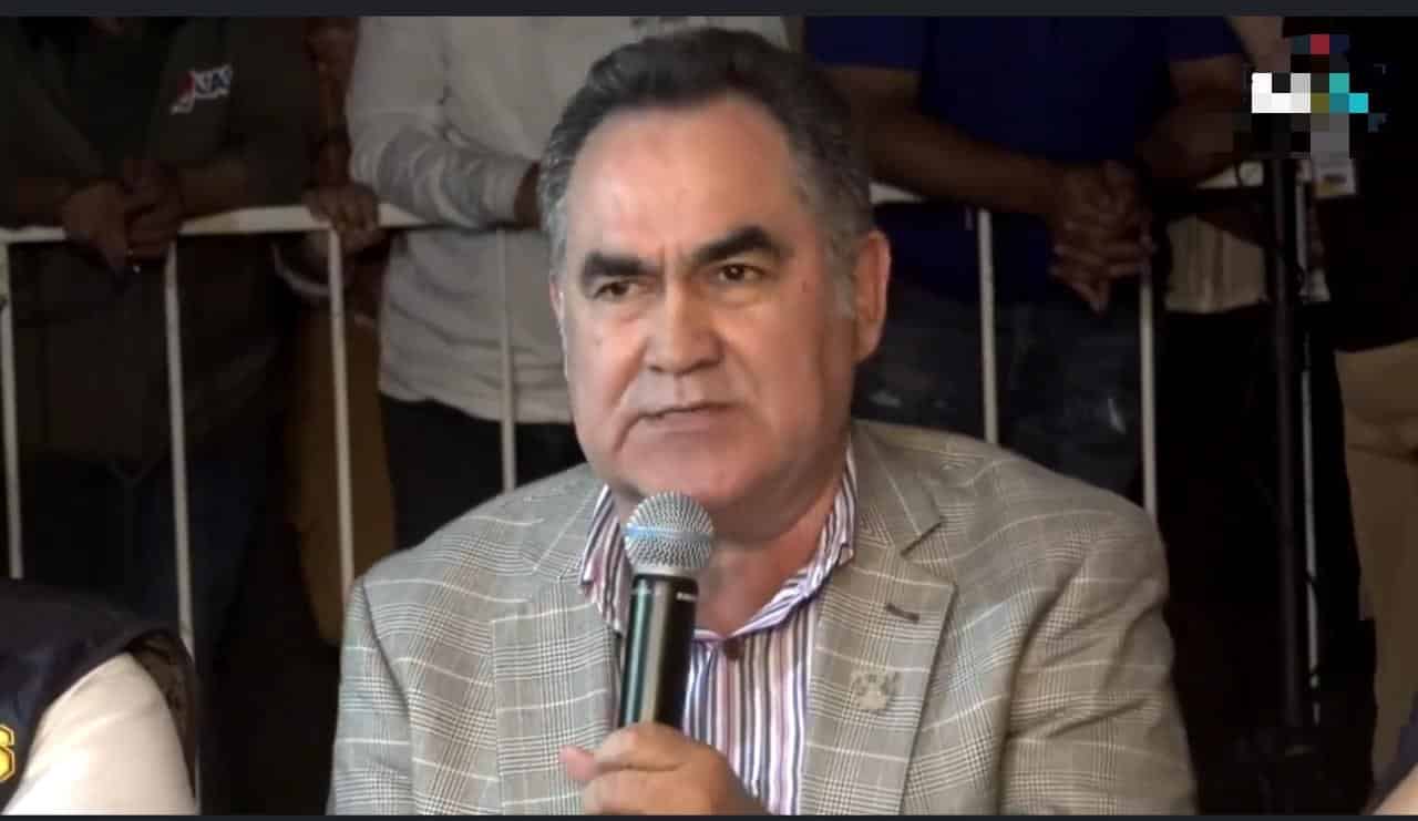 Madueña Molina tras salir de la audiencia. FOTO: Cortesía