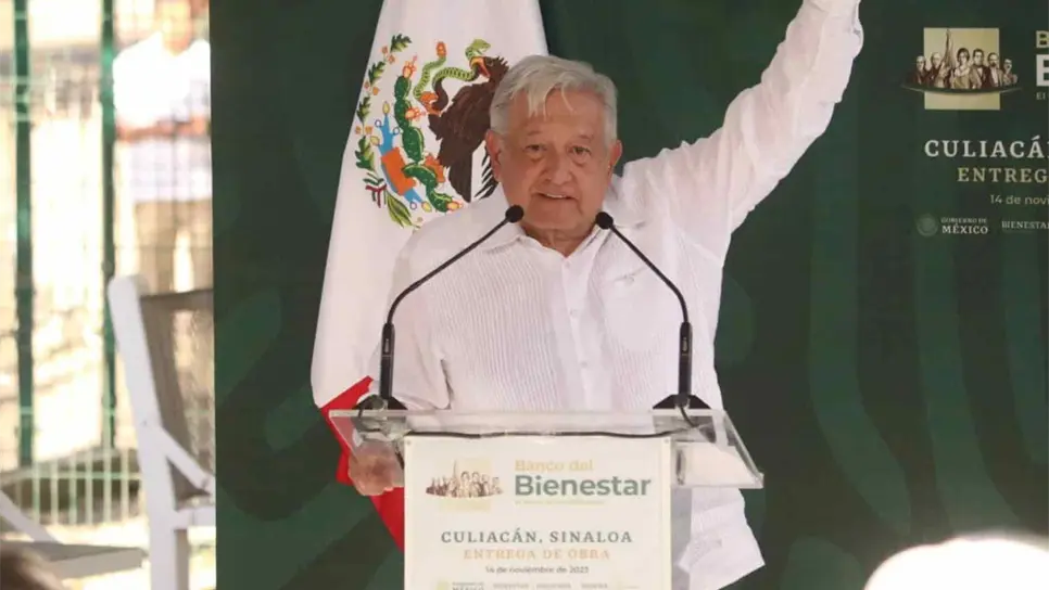 «No puede haber gobierno rico con pueblo pobre» AMLO inaugura bancos del Bienestar en Culiacán