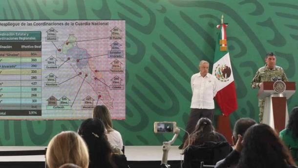 Sinaloa, con tendencia a la baja en homicidios dolosos y otros delitos: Sedena