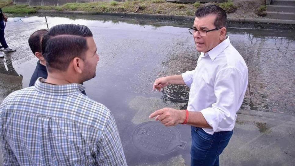 Alcalde de Mazatlán confía en que el gobernador gestione obras de drenaje ante AMLO