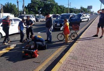 Un hombre lesionado tras ser atropellado en Mazatlán