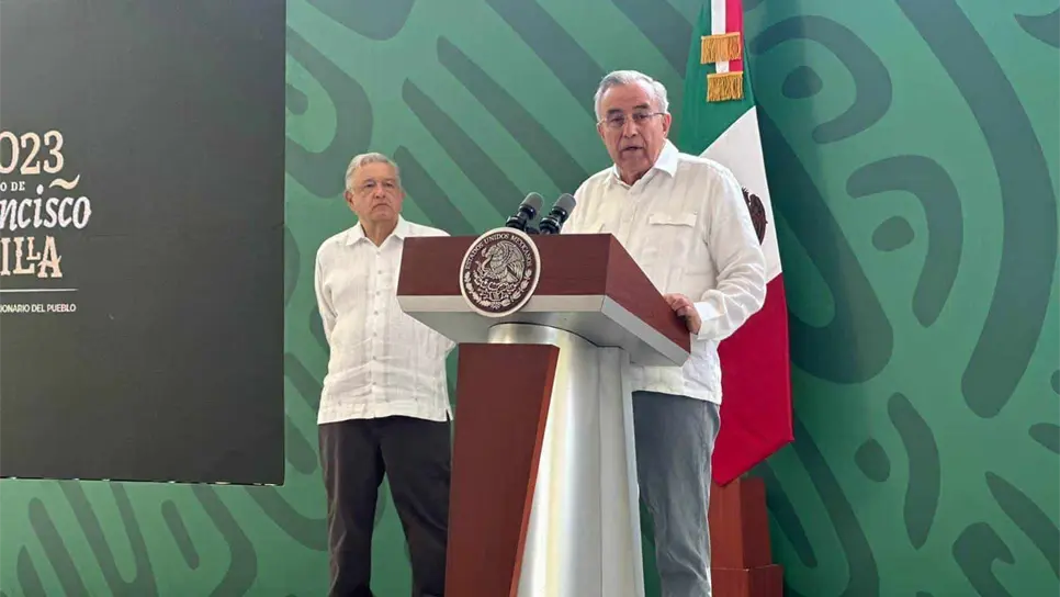 El Gobernador de Sinaloa y el Presidente de la República. FOTO: Luz Noticias