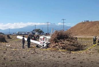 Incidente aéreo en Puebla deja a profesor y alumno lesionados