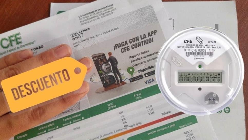 CFE anuncia descuentos hasta del 50% en el recibo de luz, ¿para quiénes aplica?