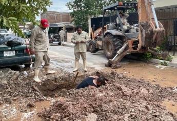 Reconocen autoridades necesidad de acciones emergentes para drenajes caídos en Ahome