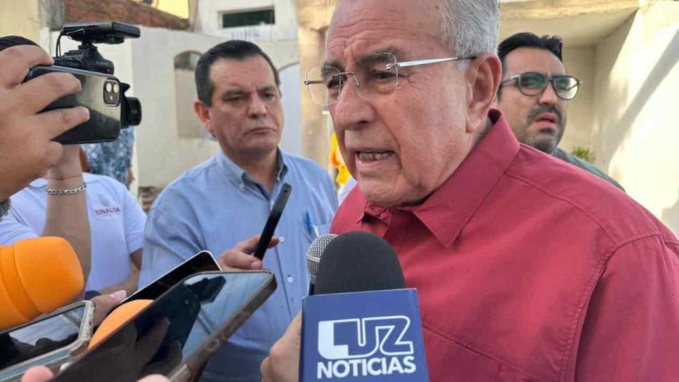 «No estoy contento, hay pendientes en Seguridad», Rocha Moya autocritica su segundo año de gobierno 