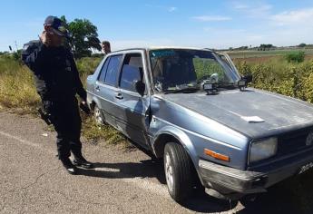 Dos hermanos de Zapatillo, Mocorito, terminan lesionados tras chocar contra un vehículo
